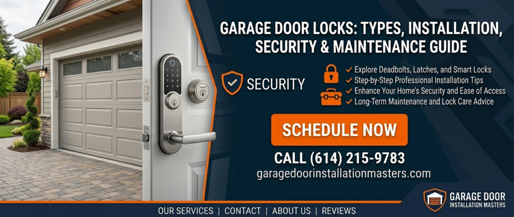 Garage Door Locks Types, Installation, Security & Maintenance Guide