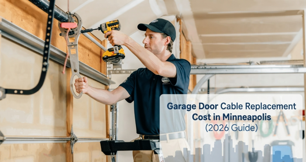 Cost of Replacing Garage Door Cables in Minneapolis, MN (2026 Pricing Guide)